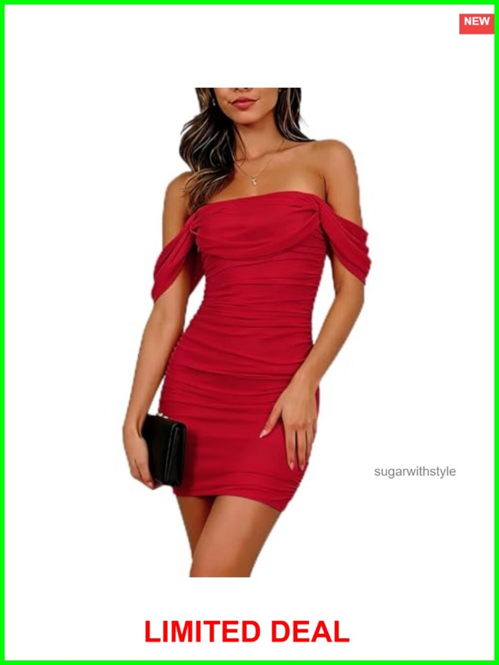 Off Shoulder Bodycon Ruched Mini Dress Sexy Club Cocktail Party